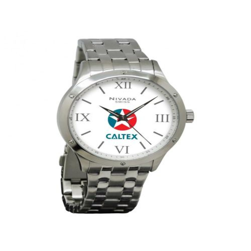 RELOJ  MARCA NIVADA  ACERO INOXIDABLE C/ EXT METALICO CABALLERO Y DAMA INCLUYE ESTUCHE ORIGINAL NIVADA imagen